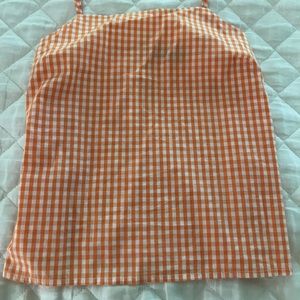 Gingham boutique Top
